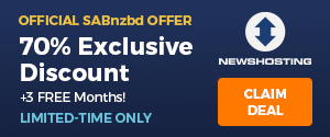 Special Newshosting offer for SABnzbd users